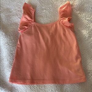 Girl’s Janie and Jack Flutter Sleeve Top, 3